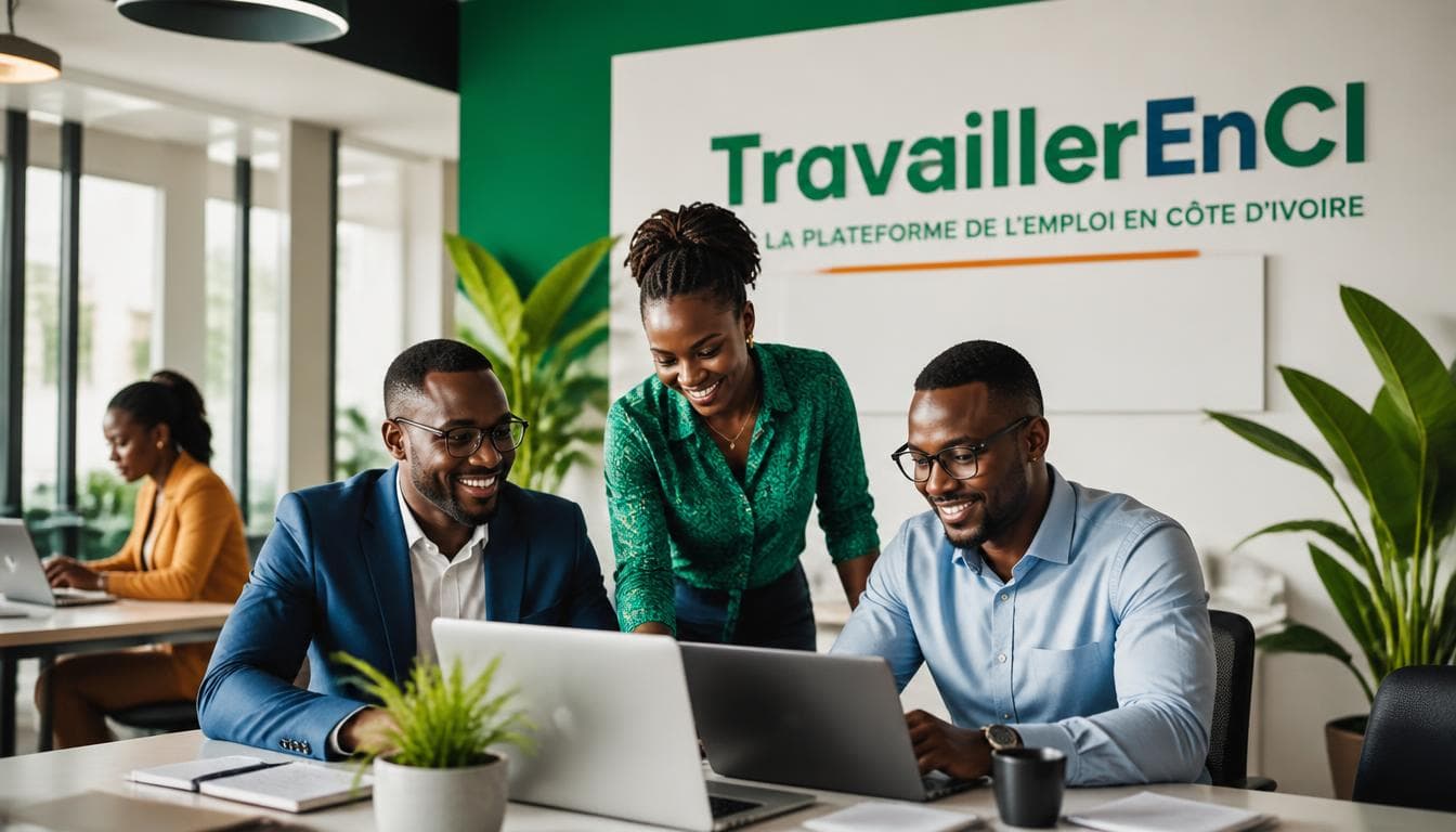 Jeune professionnel ivoirien en recherche d'emploi